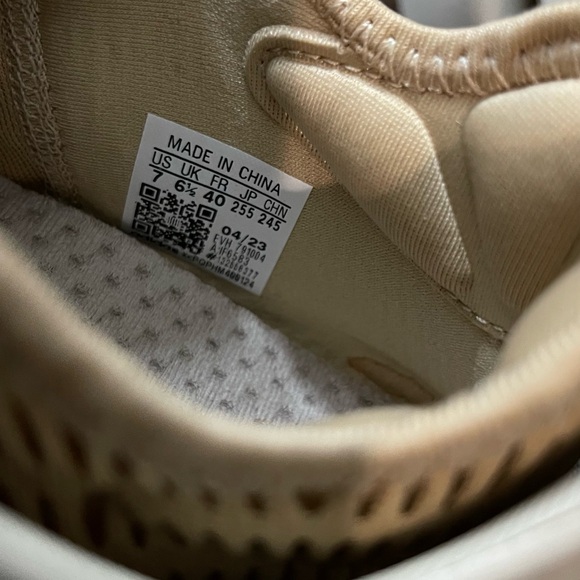 Adidas Cream Cutout Sneakers - Picture 4 of 6